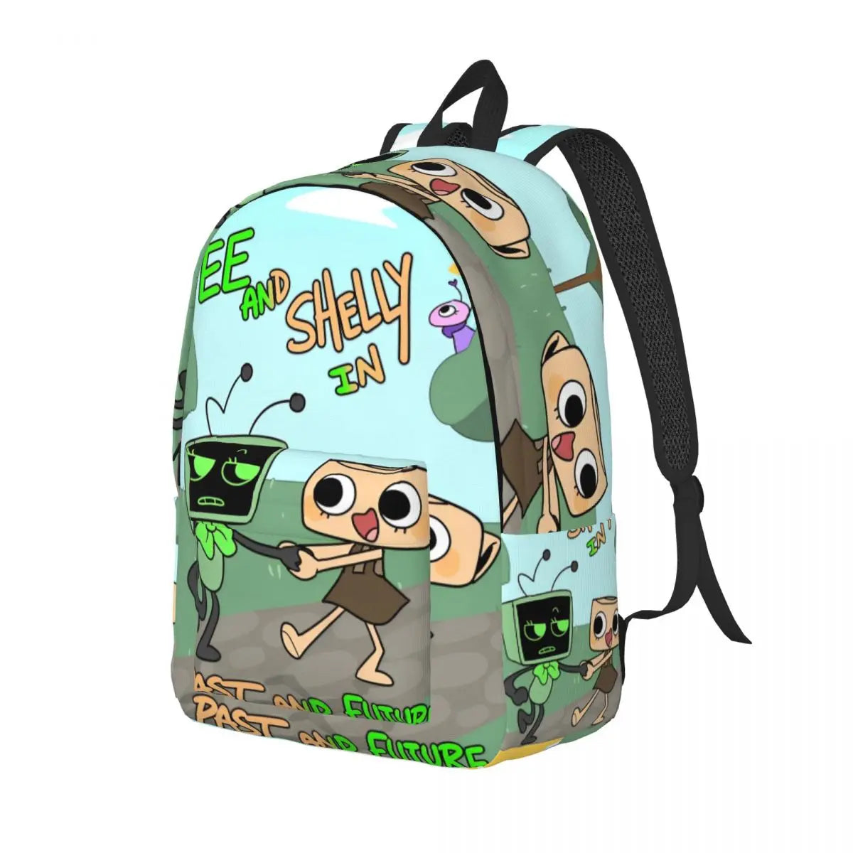 Dandys World Cool Backpack Lightweight High School Hiking Travel Game Logo Daypack for Men Women Laptop Computer Shoulder Bag