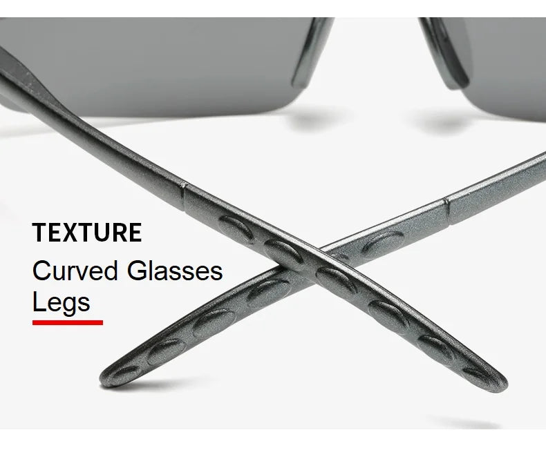 1/2PCS Night Vision Glasses Men Anti-Glare Driving Goggle Half Frame Polarized Sunglasses for Driver UV400 Day and Night Glasses