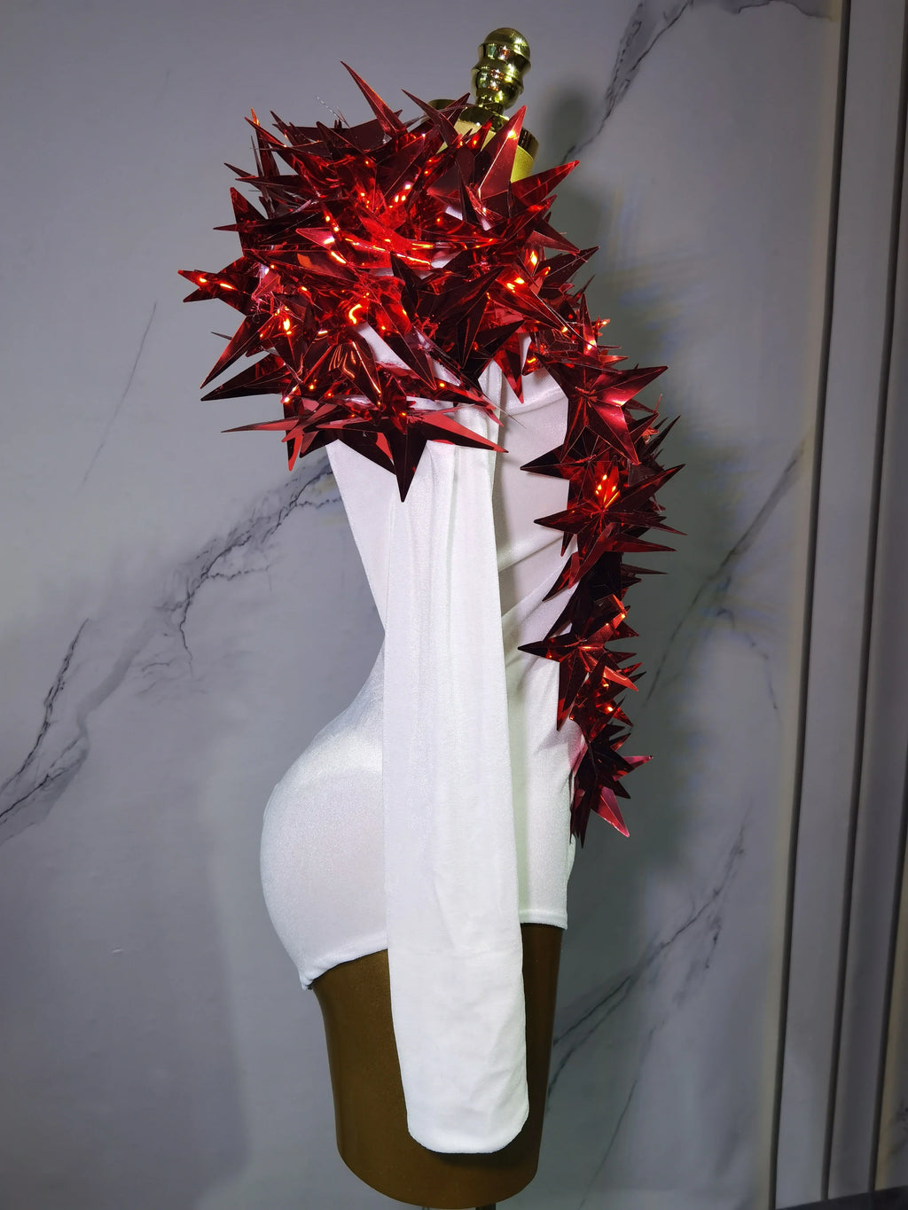 2025 New Shiny Black Rhinestone Velvet Long Sleeve Bodysuit Women Evening Party Club Gala Hosts NightClub Bar Stage Costumes