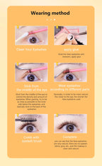 1 box 60 clusters 10/20D extension eyelashes, individual eyelashes, Natural Thick False Eyelashes, , Individual Eyelash Bunche