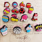 10pcs/lot Children's Cartoon Rings Candy Flower Animal Bow Shape Ring Set Mix Finger Jewellery Rings Kid Girls Toys Anillo