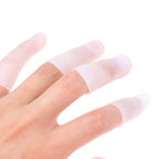 10 Pcs Silicone Finger Cot Gel Finger Protector Fingers Brace Support Gloves For Feneral toe / finger protection