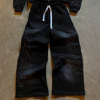 Autumn and winter European loose rhinestone decal retro zipper hoodie y2k Harajuku casual solid color sports design street hoodi