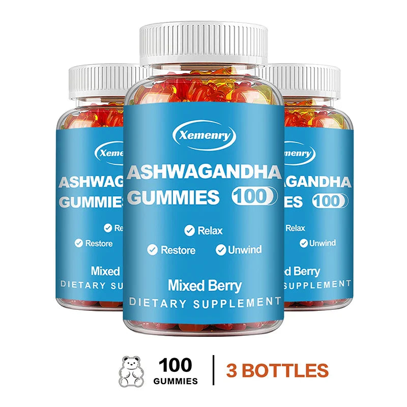 Ashwagandha gummies - Relieve Stress Help with Sleep Support Immune System Health