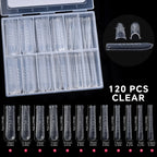 120Pcs Nail Forms For UV Gel Quick Building Extension Top Molds Dual Forms Acrylic Nail Art Tips Nails Accessories Tools