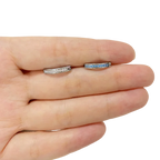 ASTM F136 Titanium PIERC Reverse Curved Clicker Navel Barbell Shiny CZ Sexy Belly Button Rings Bellybutton Sexy Piercing Jewelry