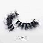 Dropshipping Reuseable Natural Long 12-15mm 3D Faux Mink Lashes Fluffy Volume False Eyelashes Cruelty Free Wispy Makeup Lashes