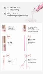 DIY Brow Perm Eyebrow Lamination 45-60 Days ICONSIGN Professional  Brow Perming Set Beauty Makeup Tools Home Use