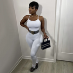 Dulzura Solid Bodycon Strap Jumpsuit For Women Bodycon Sexy Streetwear Fall Winter Skinny Rompers Sportswear Wholesale Items