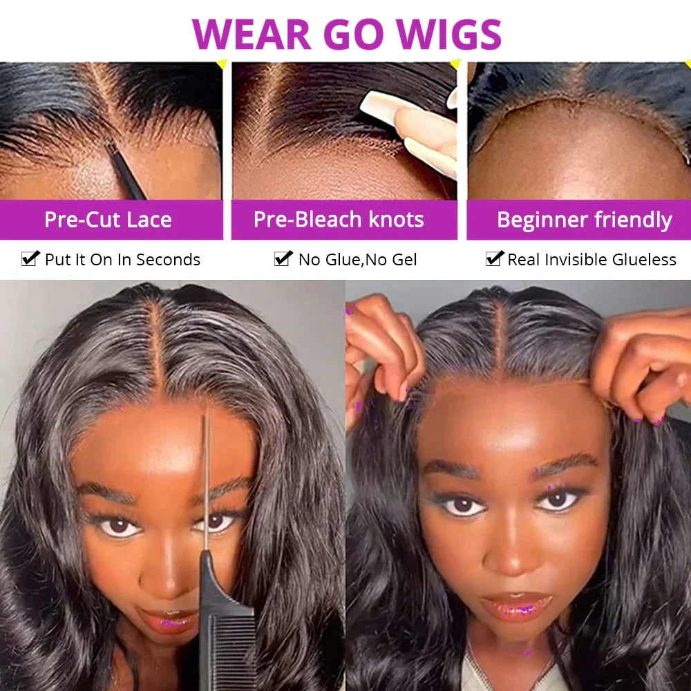 360 Full Lace Human Hair Wig Bone Straight Lace Front Wig 13x4 HD Transparent Lace Frontal Wig For Women Preplucked 250% Density