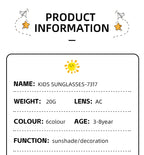 Disney Minnie Mouse Girls Sunglasses Figure Anime Kawaii UV Protection Summer Sunglasses Cute Funny Glasses Toys Birthday Gift