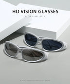 1/2/3pcs Fashionable Men and Women Sunglasses High-end Y2K Square Bicycle Glasses Resistant Sunglasses Outdoor Hiking Glas UV400