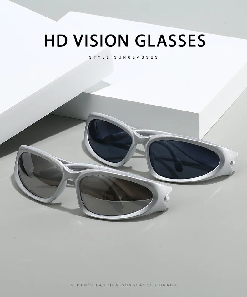 1/2/3pcs Fashionable Men and Women Sunglasses High-end Y2K Square Bicycle Glasses Resistant Sunglasses Outdoor Hiking Glas UV400