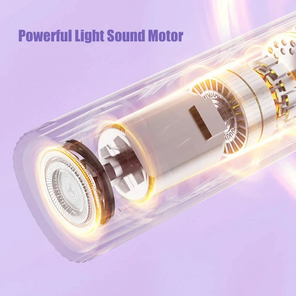 2025 New 2in1 Electric Razor for Women Painless Hair Removal Rechargeable Body Trimmer Underarm Mustache Epilator Shaver