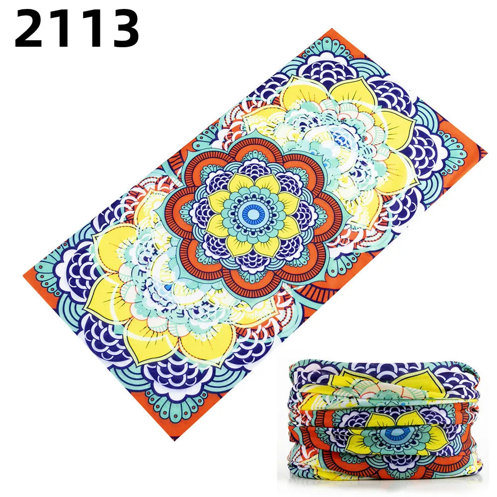 2101Unisex Climbing Hiking Scarf Sport Headwear Bandanas Motorcycle Turban Hand Band Magic Scarves Outdoor Cycling Headband Mask