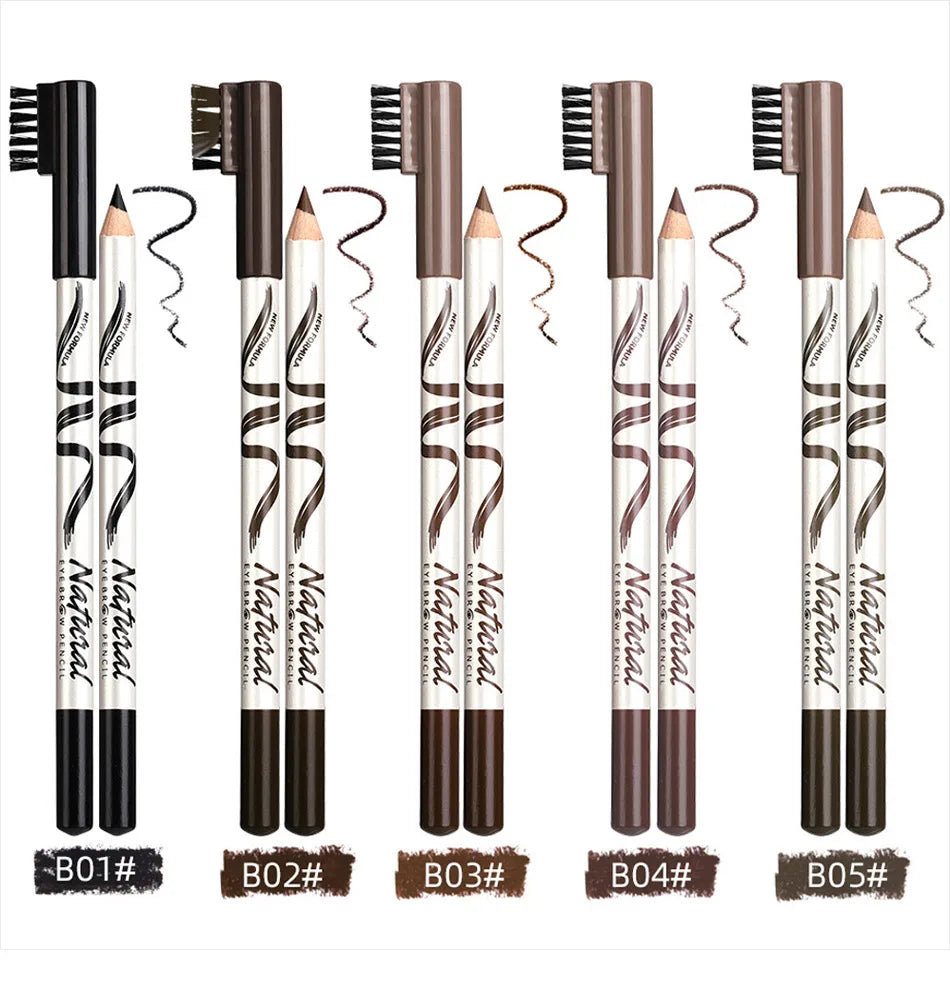 1pcs Eyebrow Pencil Waterproof Art Tint Makeup Eye Brow Pen Enhancers Long Lasting 5 Colors Eyebrow Pen Women Beauty Cosmetic