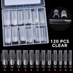 120Pcs Nail Forms For UV Gel Quick Building Extension Top Molds Dual Forms Acrylic Nail Art Tips Nails Accessories Tools