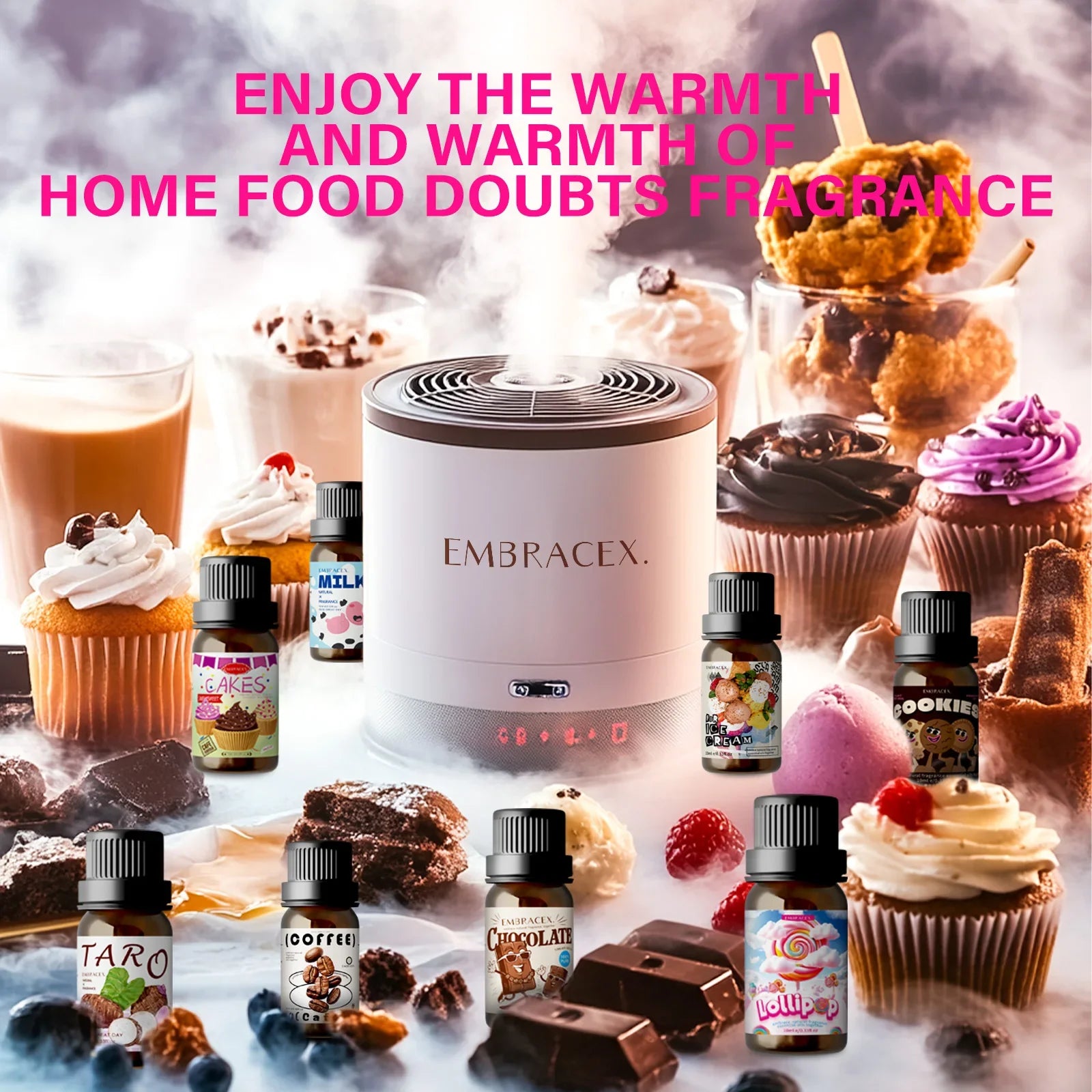 12models Gourmet Essential Oils Vanilla Coconut Coffee Cookies For Diffusers、Candles Making  Car Aromatherapy  Gifts For Women