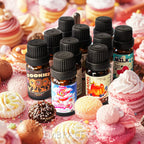 12models Gourmet Essential Oils Vanilla Coconut Coffee Cookies For Diffusers、Candles Making  Car Aromatherapy  Gifts For Women