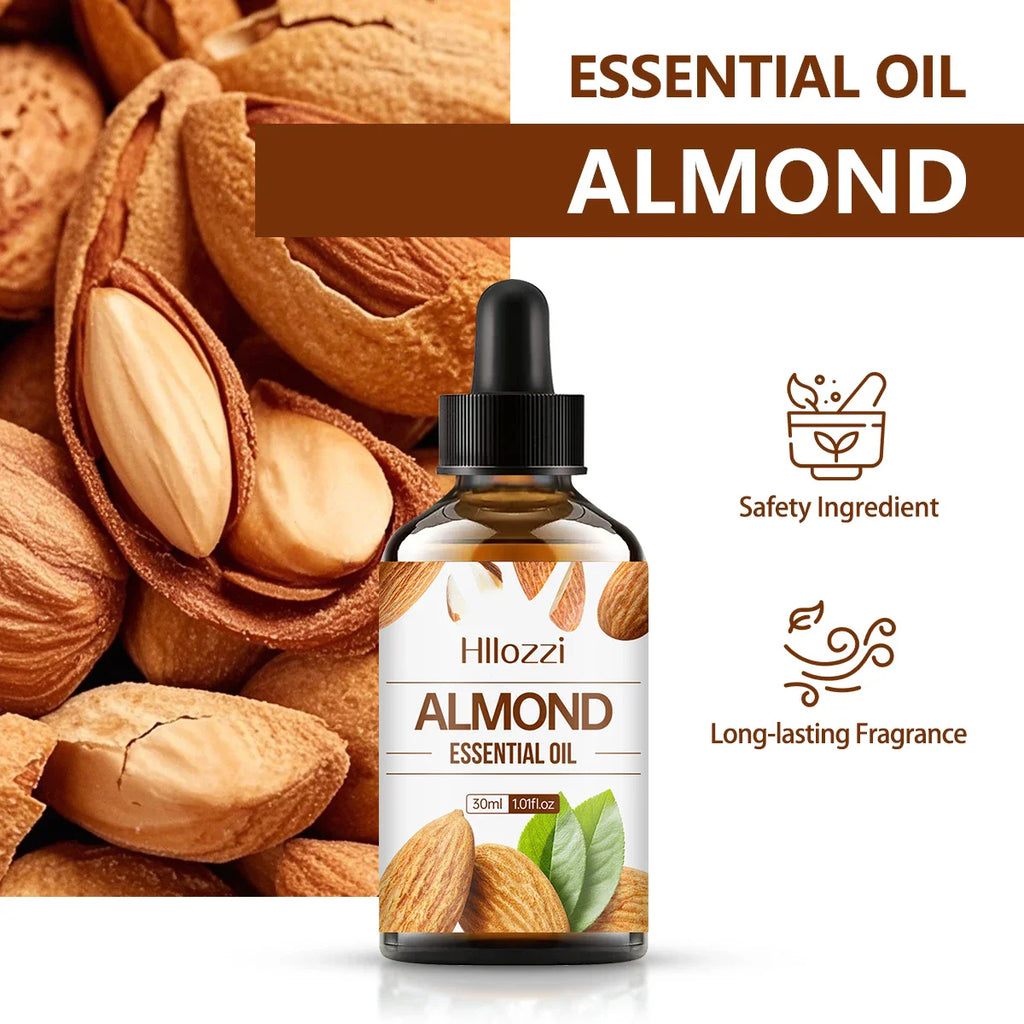 30ml Almond Essential Oil, Carrier Oil, Care Oil, Hydrating, Aromatherapy, Soap, Humidifier
