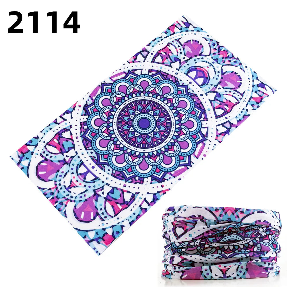 2101Unisex Climbing Hiking Scarf Sport Headwear Bandanas Motorcycle Turban Hand Band Magic Scarves Outdoor Cycling Headband Mask