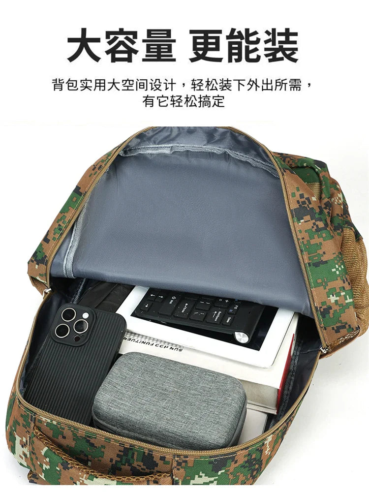Camouflage Tactical Backpack for Men Large Capacity Outdoor PUBG Style Waterproof Travel School Bag Multifunctional for Daily Us