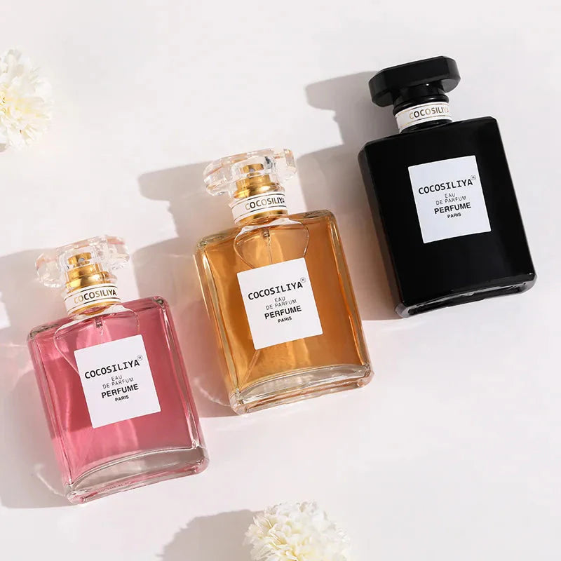 3PCS Women's Perfume Set 50ml×3 Long Lasting Fragrance for Confident Free-Spirited Women with Floral Spicy and Woody Elegance