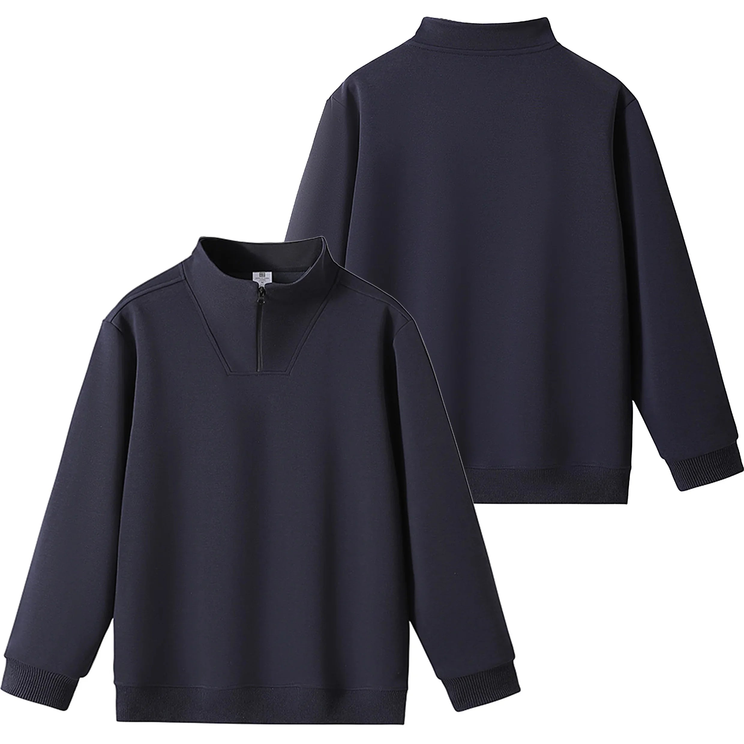 DIY Customized Logo Sweater Men's Loose Size Hoodie Spring/Autumn Cotton Sportswear High Quality Top Men's Hip Hop Zipper Hoodie