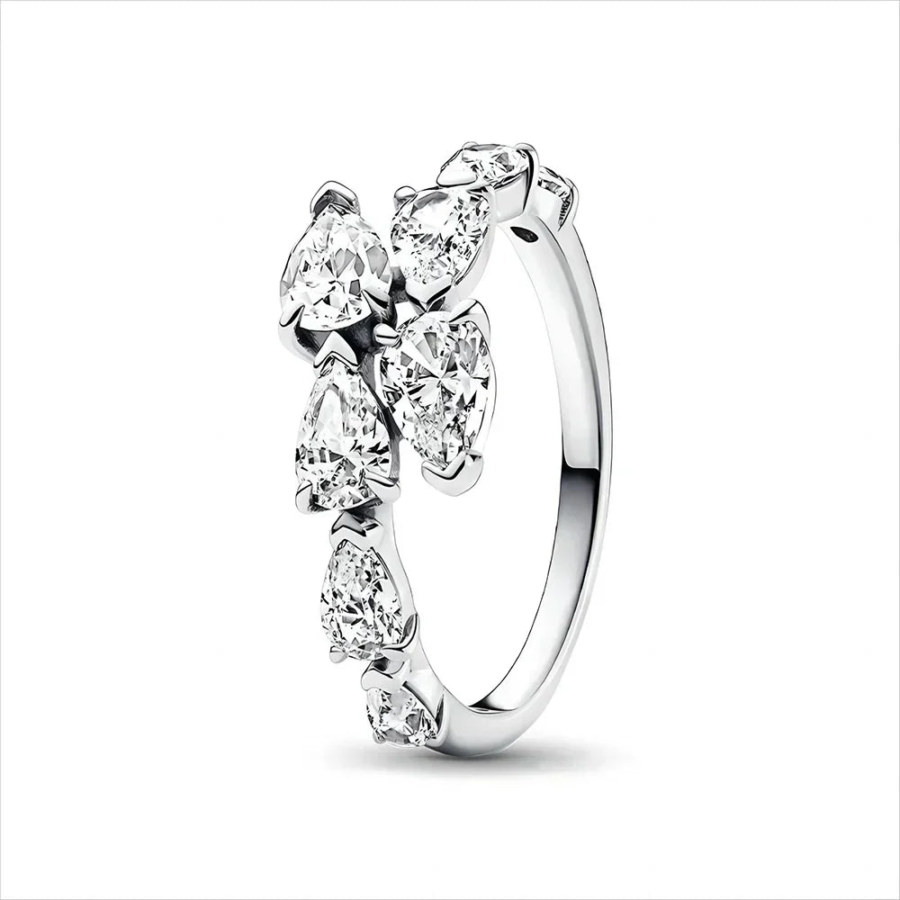 2024 Disney Mickey Sparkling Eternity  Dragon Crown Women's ring wedding vintage Accessories Fit Pandora 925 Original Bracelets