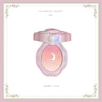 Colorrose Embossed Powder Blush Blue Genuine Nude Makeup Natural Party  Blusher  Shimmer Pearlescent Highlight Eyeshadow