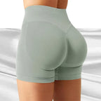 4.5'' Impact Shorts Seamless Low Ribbed Waistband Gym Shorts Scrunch Bum Yoga Shorts Booty High Stretch Running Bike Shorts