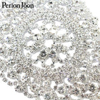 Crystal for Welding technology  patch classic DIY gold silver wedding dress Rhinestone decoration accessories  YHX061