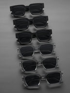 1/2 PC S Classic Fashion Square Plastic Frame Women Sunglasses For Men Daily Life Shades Eyewear Accessories.