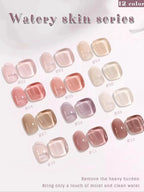 1-3pcs PSK 2025 New Whitening Purple Glass Beads Starry Crystal Nail Art Purple Glass Bead Cat Eye Gel Nail Polish Nail Supplies