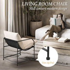 Accent Chair Living Room Chairs Accent Chairs Set of 2 Comfy Reading Chair for Bedroom Upholstered Lounge Chair Mid Century