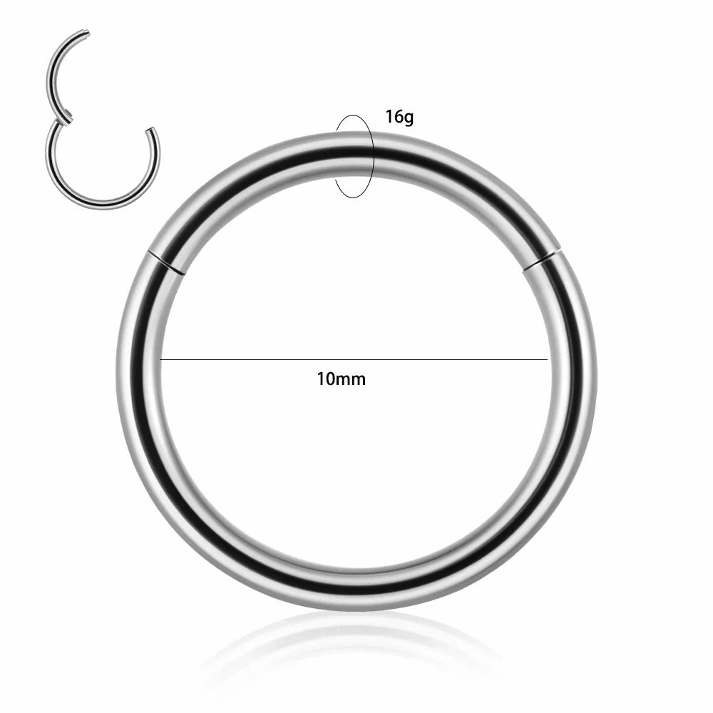 Dreamlee ASTM G23 Titanium Connector Chain For Nose Ring Hoop Clicker Cartilage Helix Body Piercing Jewelry Accessory