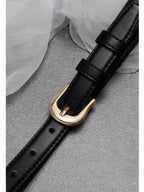 Belt female models super leather hundred with 2023 new belt ladies pin buckle fashion decoration jeans belt cowhide simple