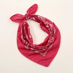 Bohemian Print Bandana Paisley Printed Headbands Hiphop Kerchief Outdoor Unisex Headband Wrist Wraps Face Mask Handkerchief