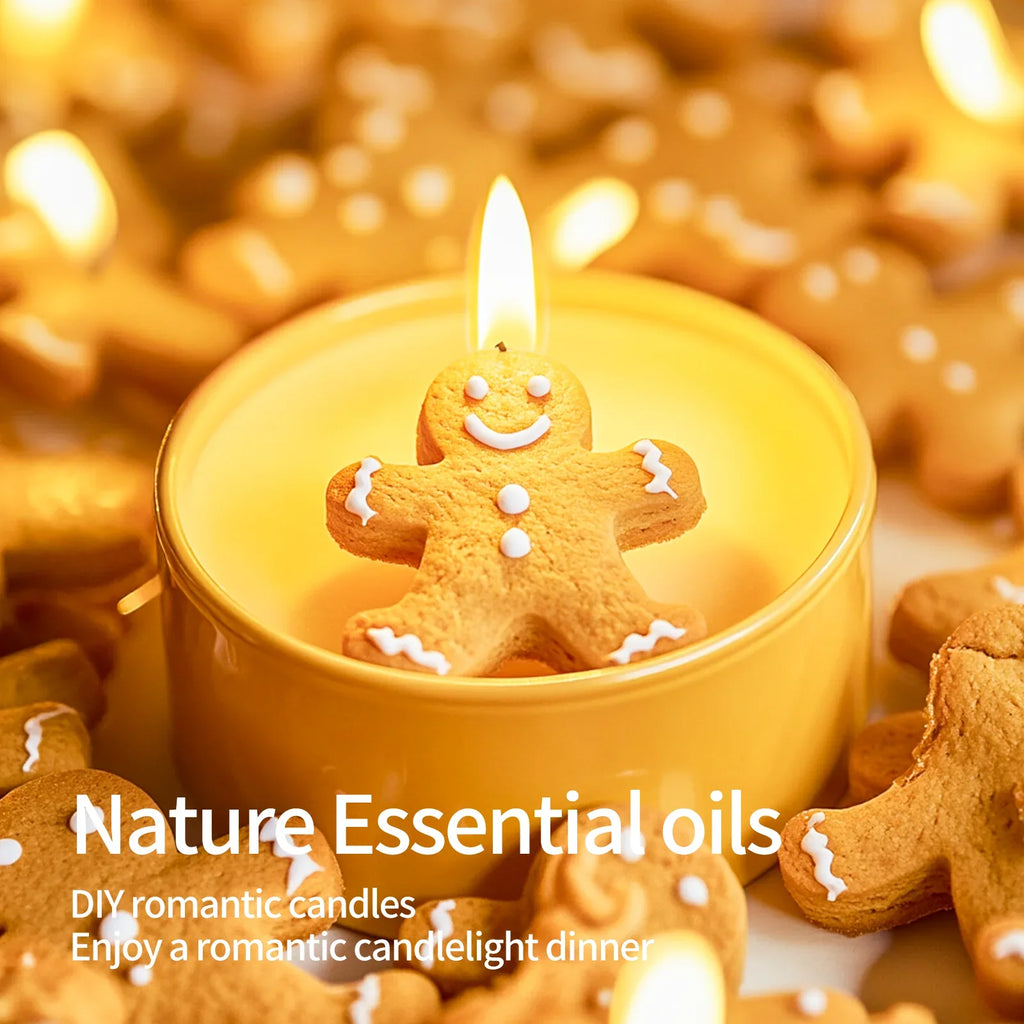 10ml 60ml Gingerbread Man Essential Oils Christmas fragrance DIY skincare oil massage oil candle Festival gifts