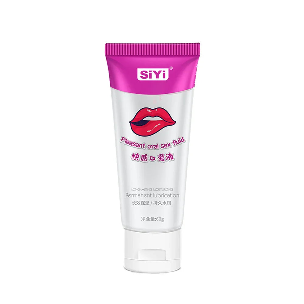 60g Refreshing Oral Lubricant for Couples, Foreplay Lubricant  Enhance Pleasure, Plant-Based Flavour Lube, Non-Sticky