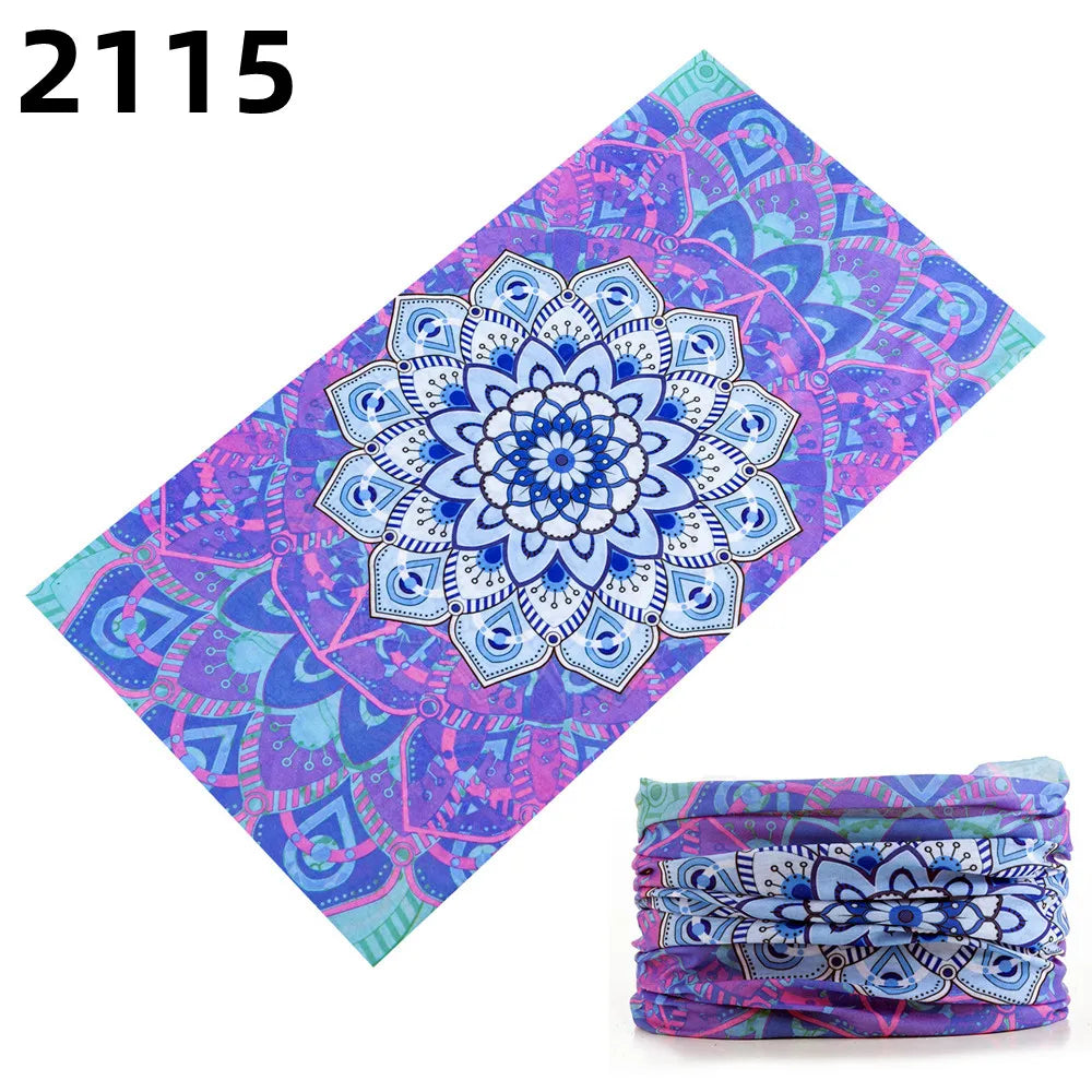 2101Unisex Climbing Hiking Scarf Sport Headwear Bandanas Motorcycle Turban Hand Band Magic Scarves Outdoor Cycling Headband Mask