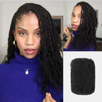 Afro Kinky Bulk Human Hair Extensions QVR US Local Shipping Natural Black/Brown Lightweight For Braiding Styling Everyday Wear