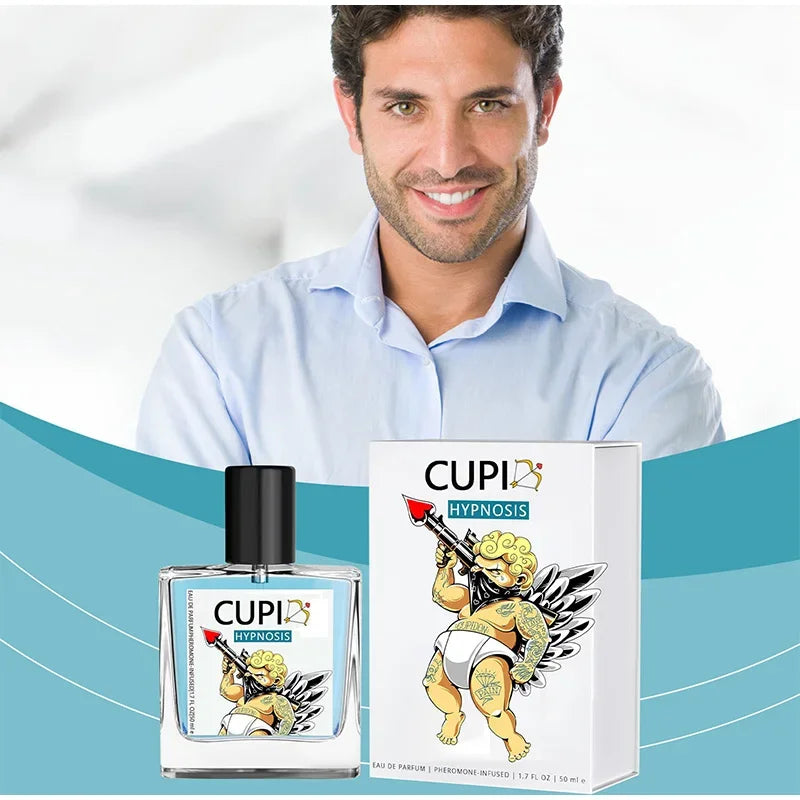 50ml Original Cupid Men's Pheromone Cologne Lasting Mature Hypnotic Rich Fragrance High Quality Hombre Perfume Body Spray