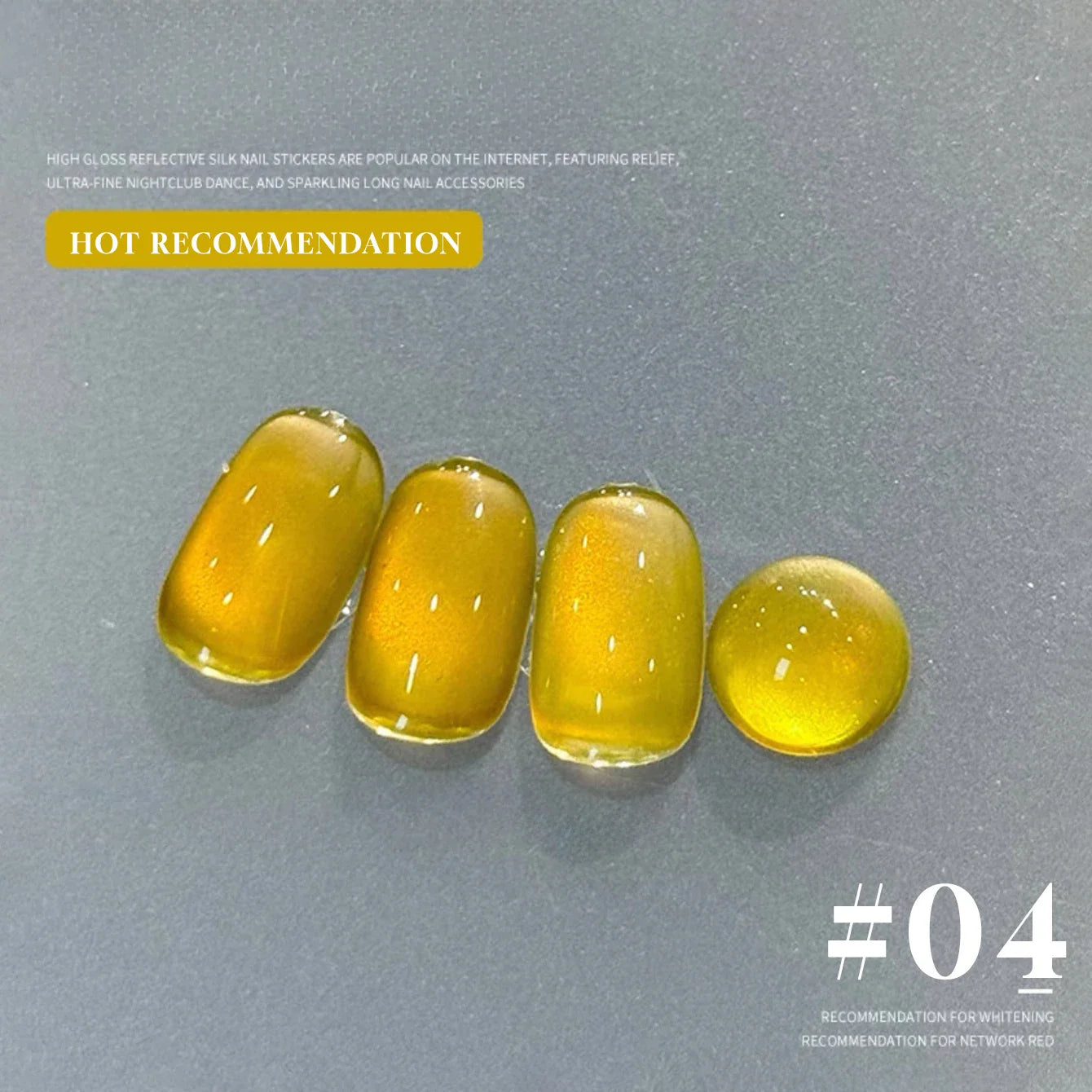 1-3pcs PSK 2025 New Whitening Purple Glass Beads Starry Crystal Nail Art Purple Glass Bead Cat Eye Gel Nail Polish Nail Supplies