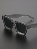 1/2 PC S Classic Fashion Square Plastic Frame Women Sunglasses For Men Daily Life Shades Eyewear Accessories.