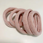 6PCS Women Glitter Hair Scrunchies Girls Elastic Hair Rubber Bands Hair Holder/Gum Hair Accessories Ponytail Hair Holders