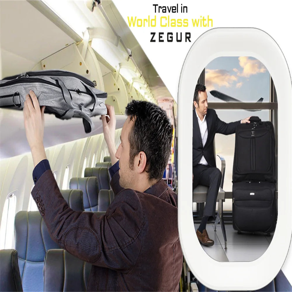 Business travel bag Suit bag Waterproof folding luggage hanging bag Clothing bag Clothing bag both wet and dry