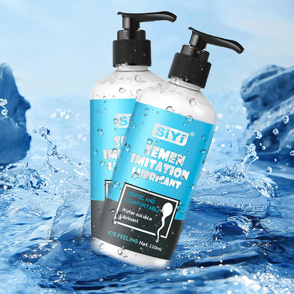 120ml/300ml Cooling Water-Based Lubricant for sex â€?Long-Lasting, Skin-Friendly, Non-Sticky,Toy-Safe,Easy Clean Lube for Couples