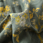 Chinese Style Women's Pajamas, Pure Cotton, Retro Color, Woven Jacquard, Home Clothing, Long Sleeves Trousers, Diagonal Collar