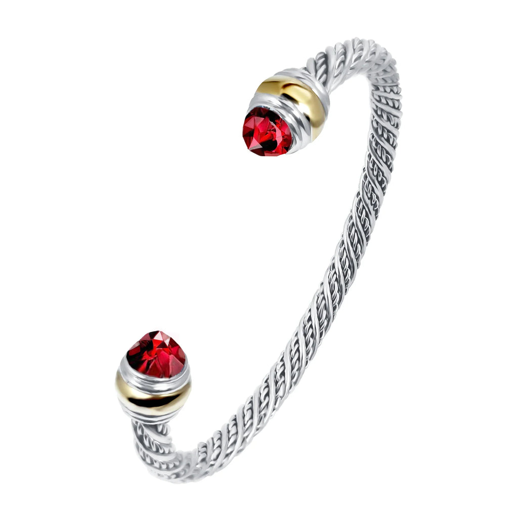 1PC Cable Bracelet for Women Gemstone Open Cuff Bracelet Bangle Bracelet Pearl Bracelet for Girls Best Gift for Women Friend